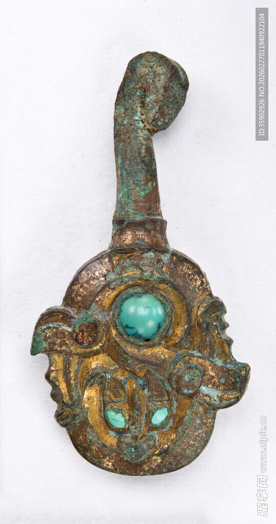 青铜带饰精美古物