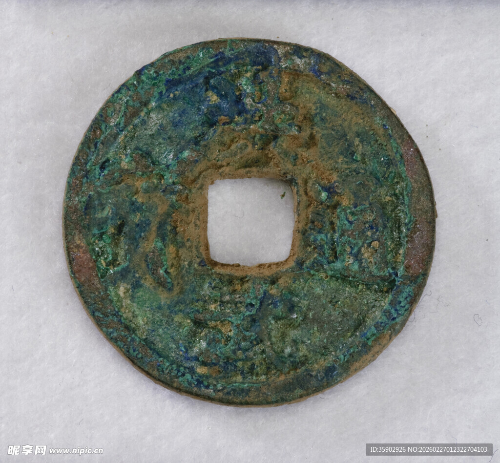 古铜钱岁月沉淀的历史印记