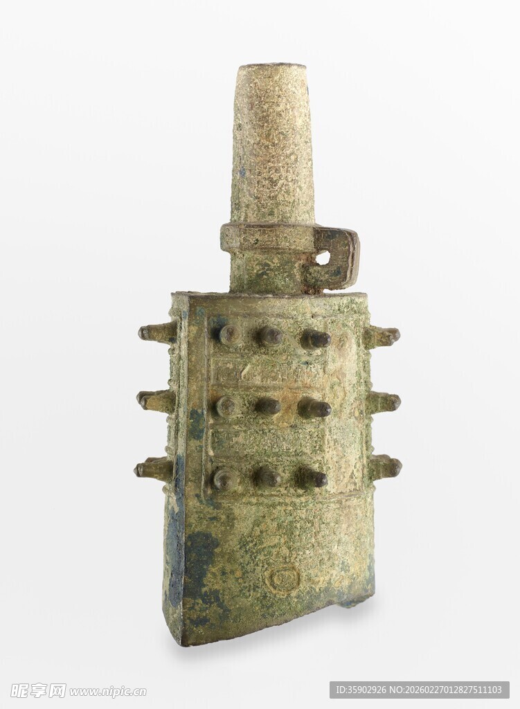 古老青铜多钮器物