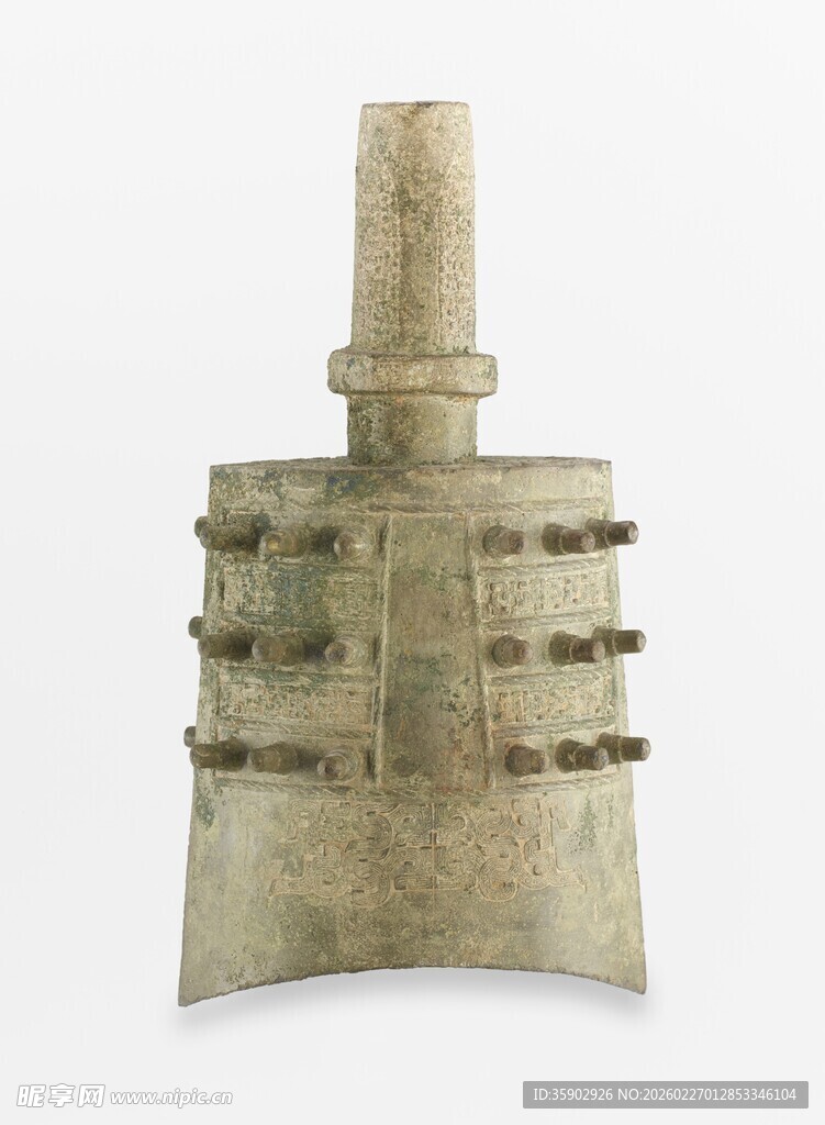 古代青铜编钟造型器物