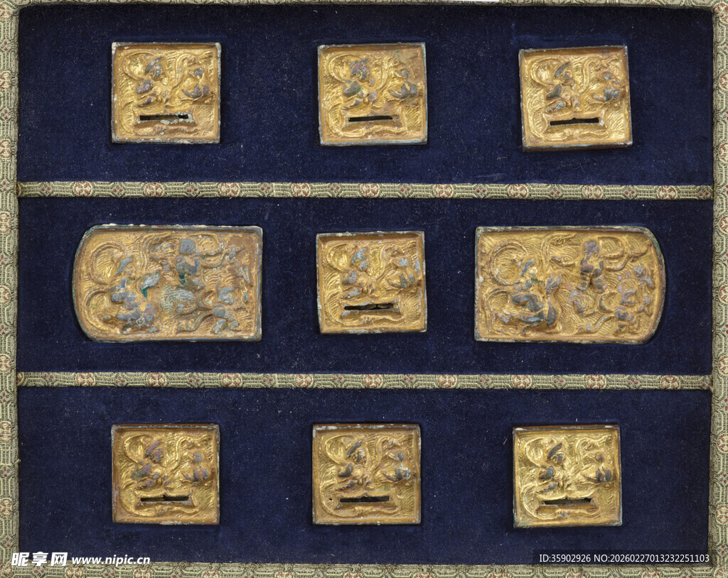 传统精美刺绣图案展示