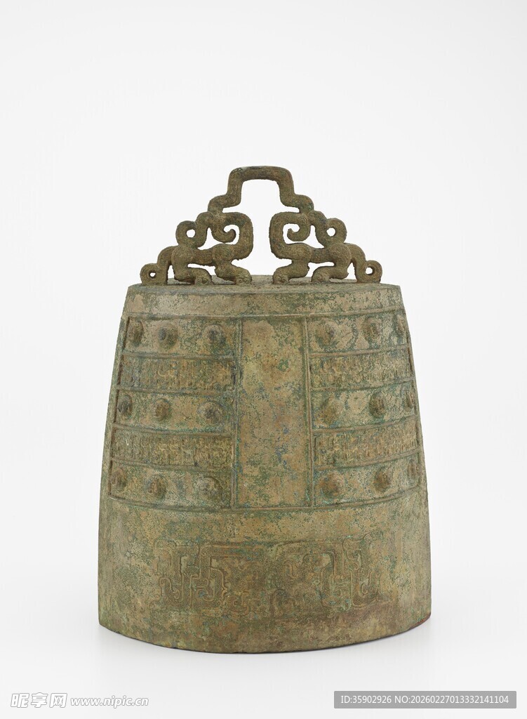 古代青铜编钟造型器物