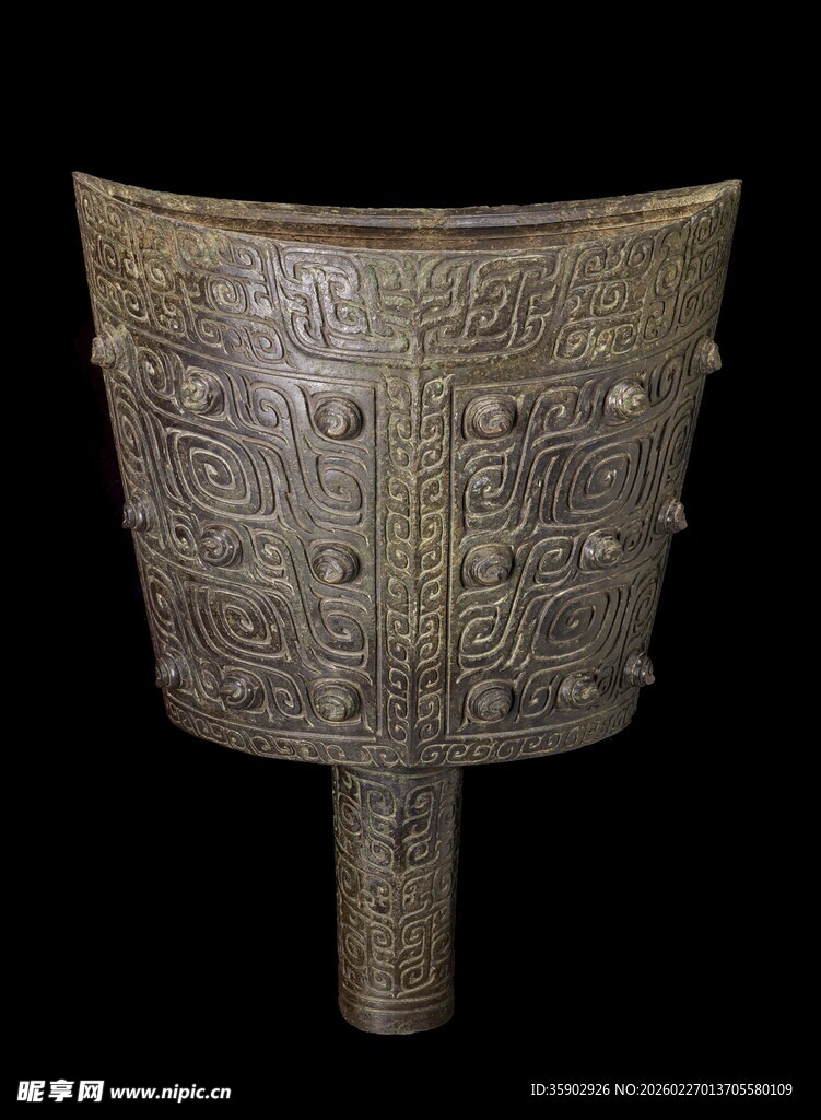 青铜古乐器编铙