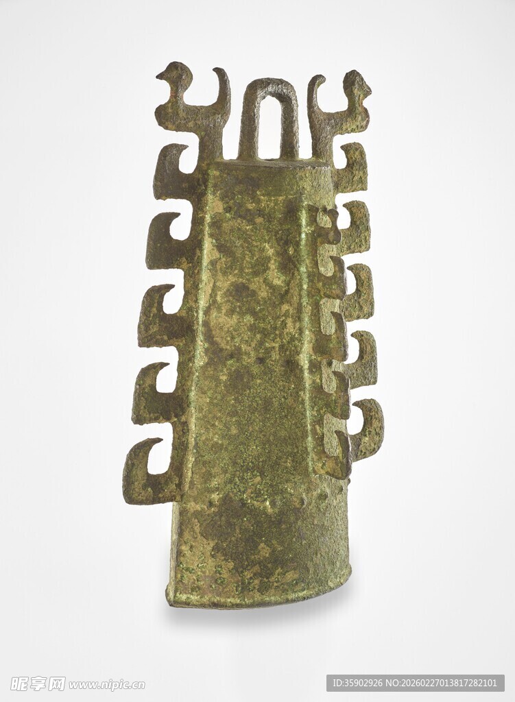 古代青铜编钟造型器物