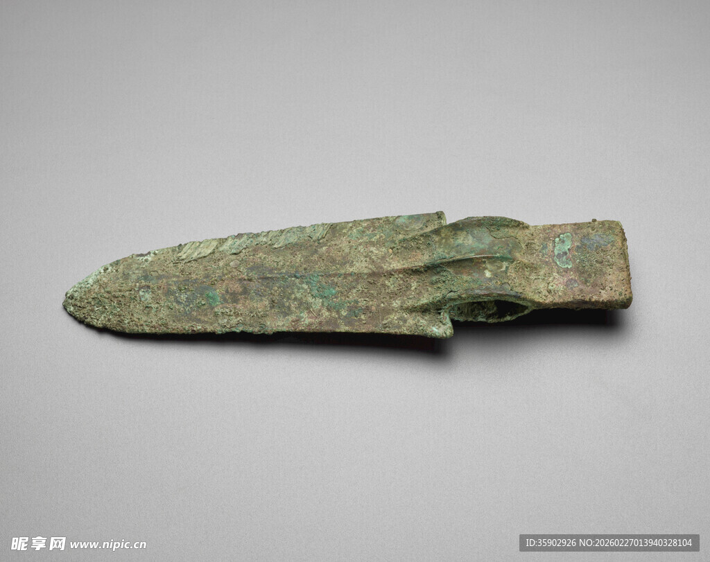 青铜箭头文物展示