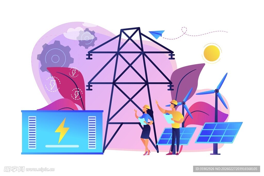 电力科技与绿色能源场景