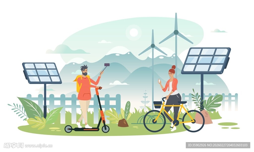 绿色出行与清洁能源场景