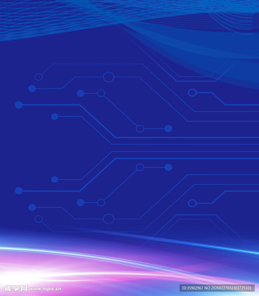 科技感电路板背景图