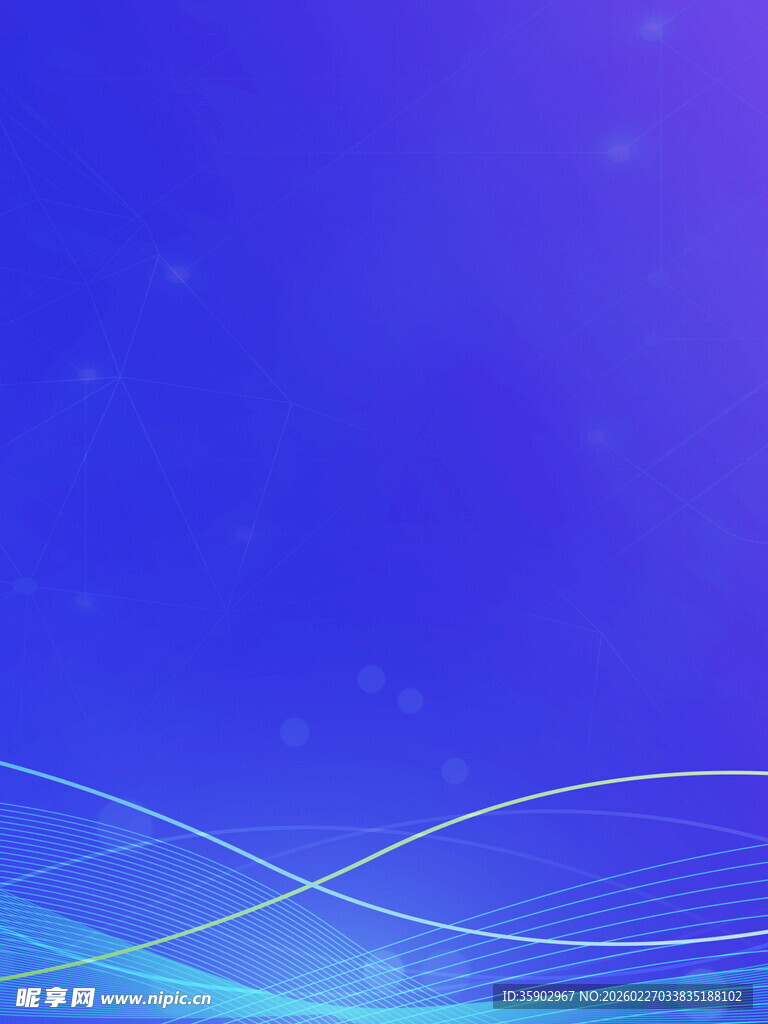 梦幻蓝紫渐变线条背景图