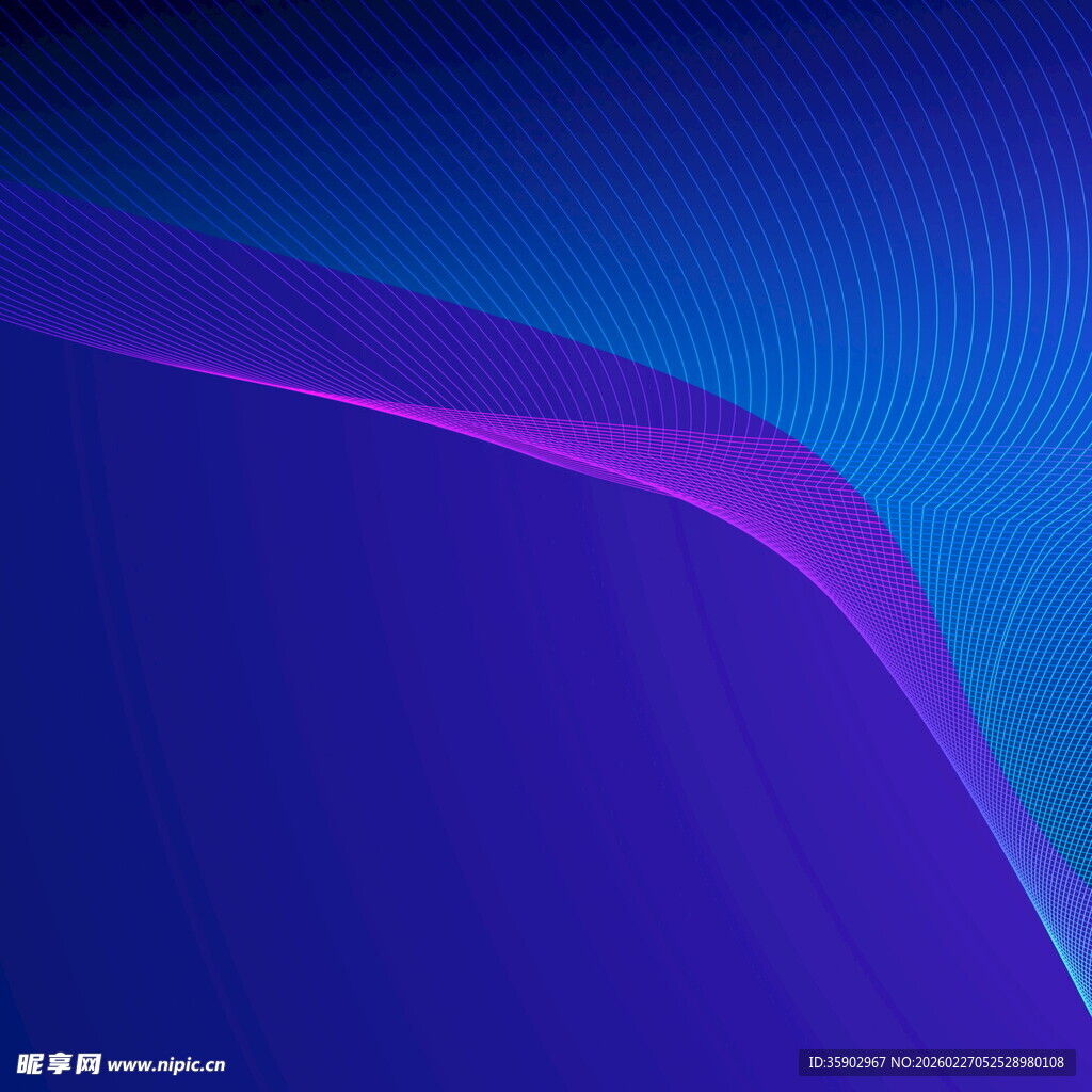 梦幻渐变蓝色科技背景图