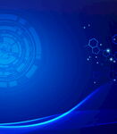 蓝色科技风背景图案