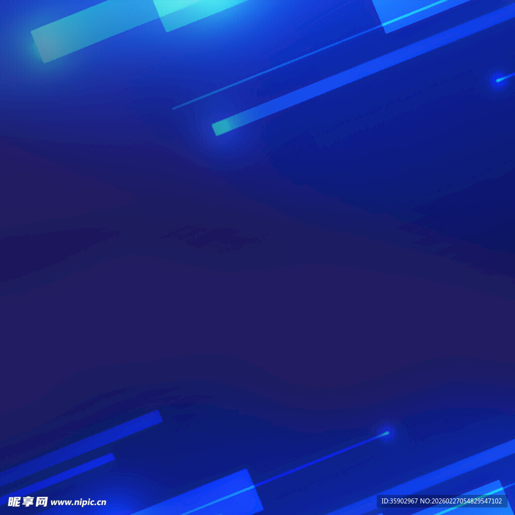 蓝色动感线条背景图