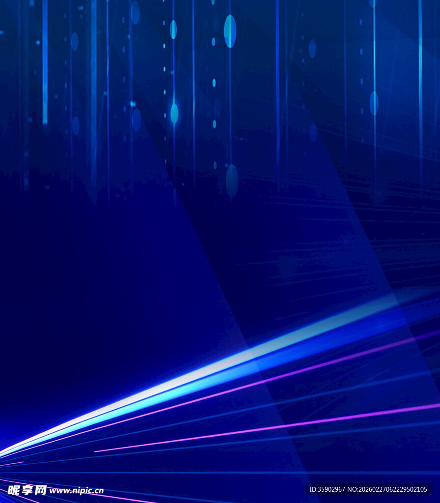 科技感蓝色线条背景图