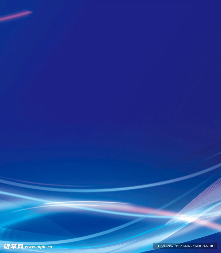 蓝色动感线条背景图