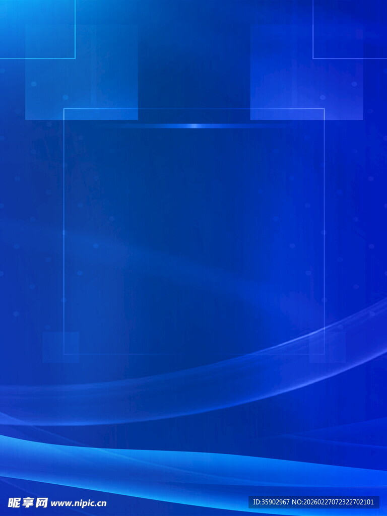 蓝色科技风抽象背景图
