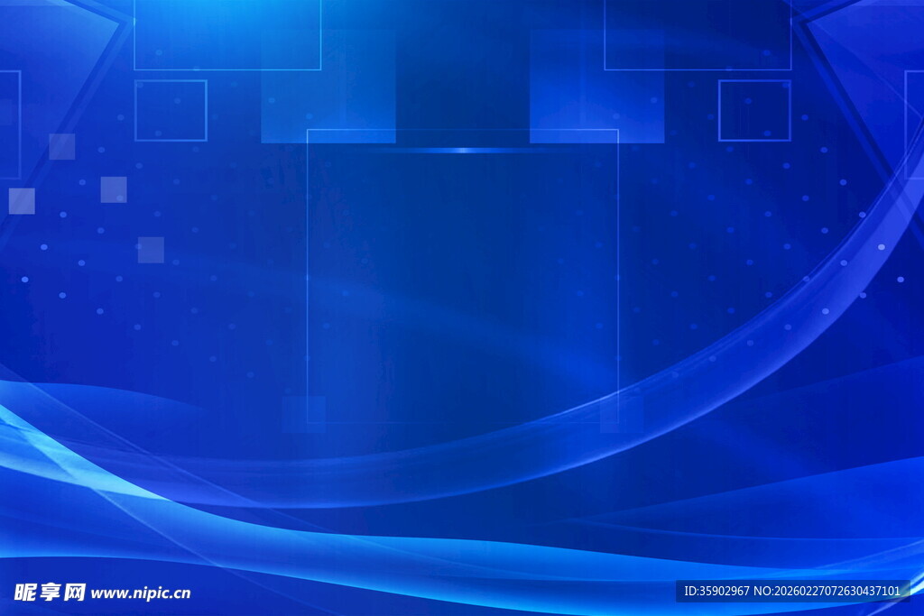 蓝色动感科技背景图