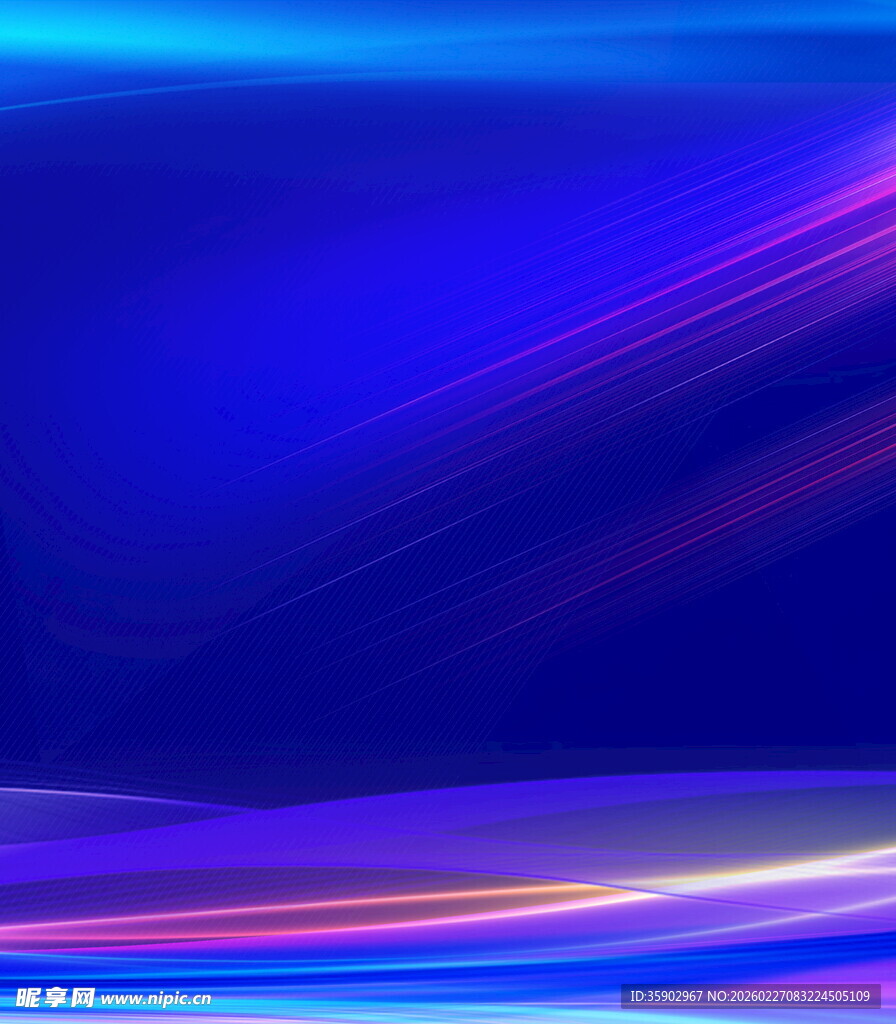 梦幻蓝紫渐变光影背景