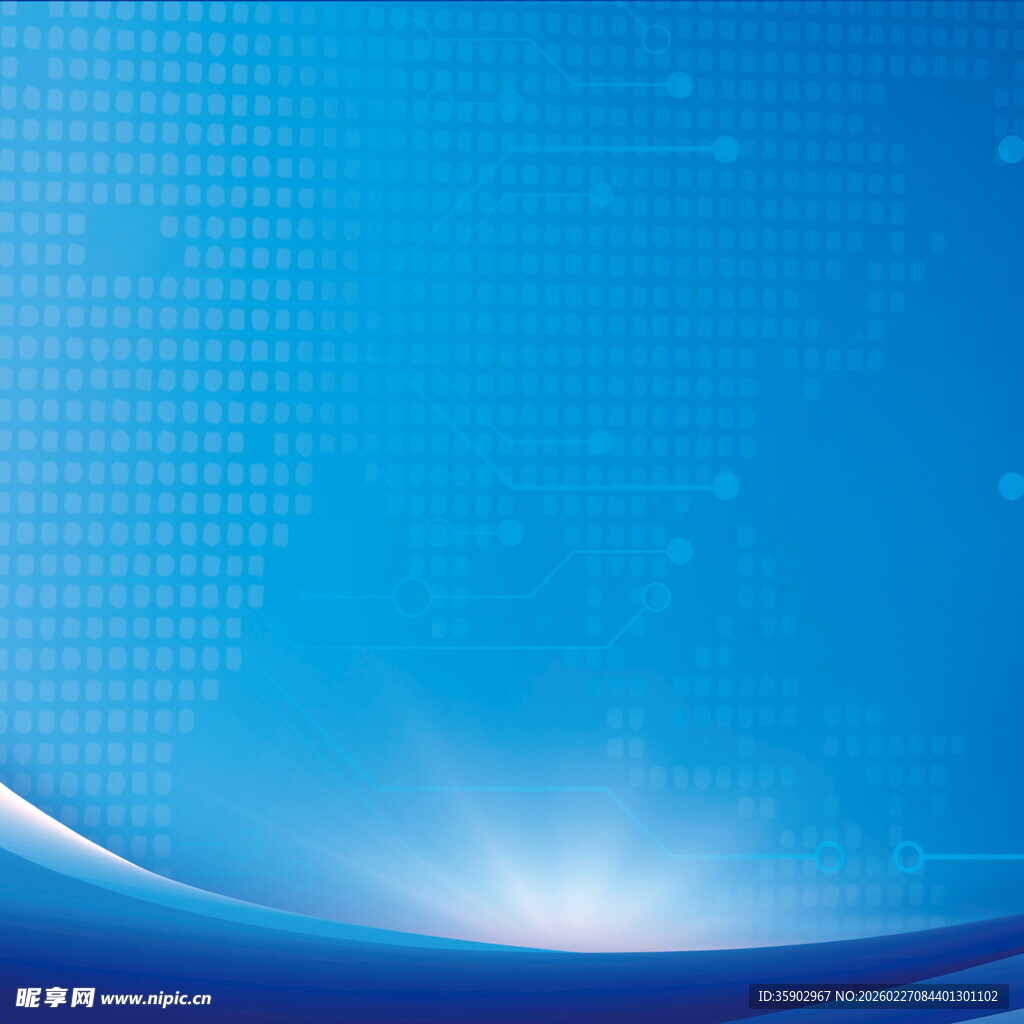 蓝色渐变科技风背景图