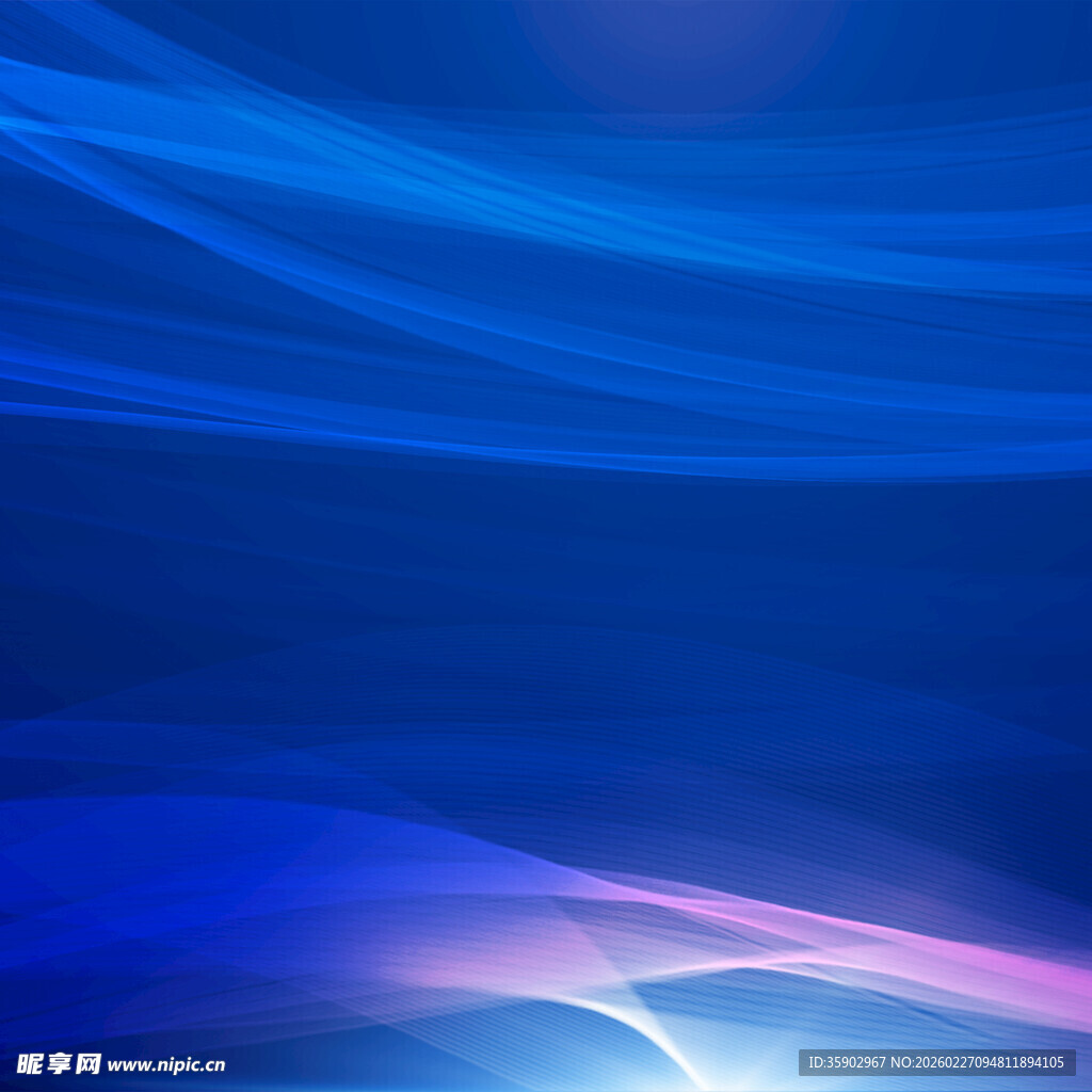 蓝色梦幻渐变光影背景图