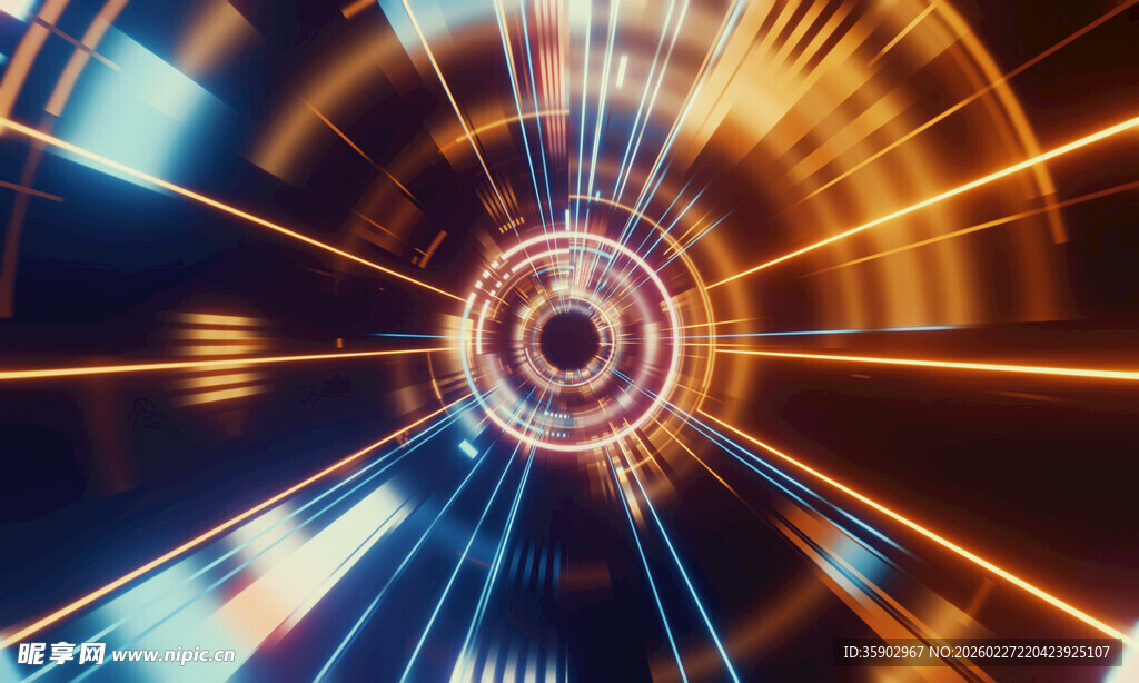 炫彩科技光线漩涡效果