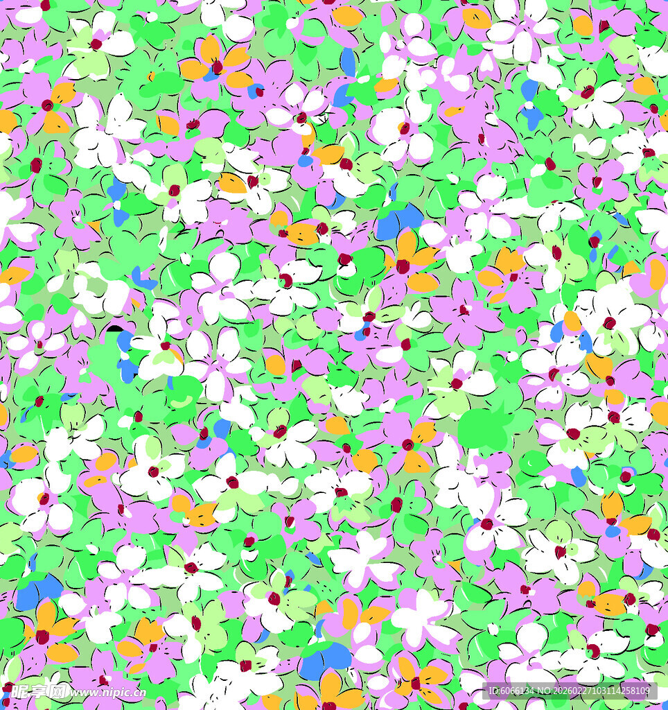 多彩碎花图案背景纹理