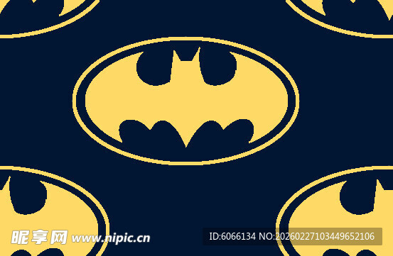 蝙蝠侠标志图案背景
