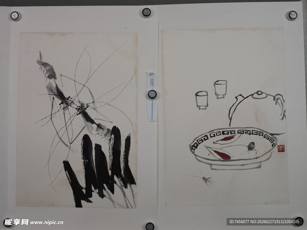 抽象艺术画作展示