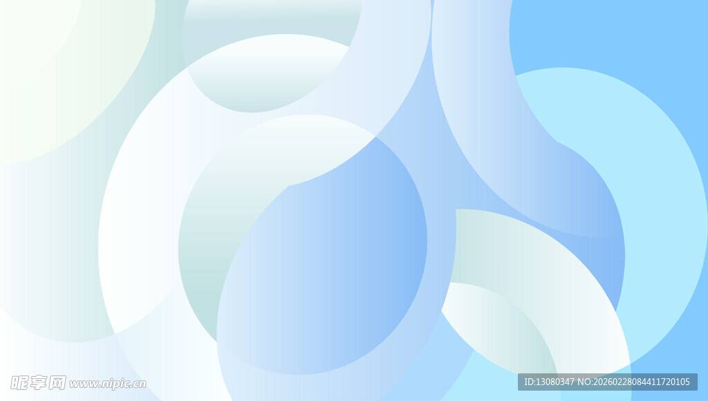 蓝色几何曲线背景