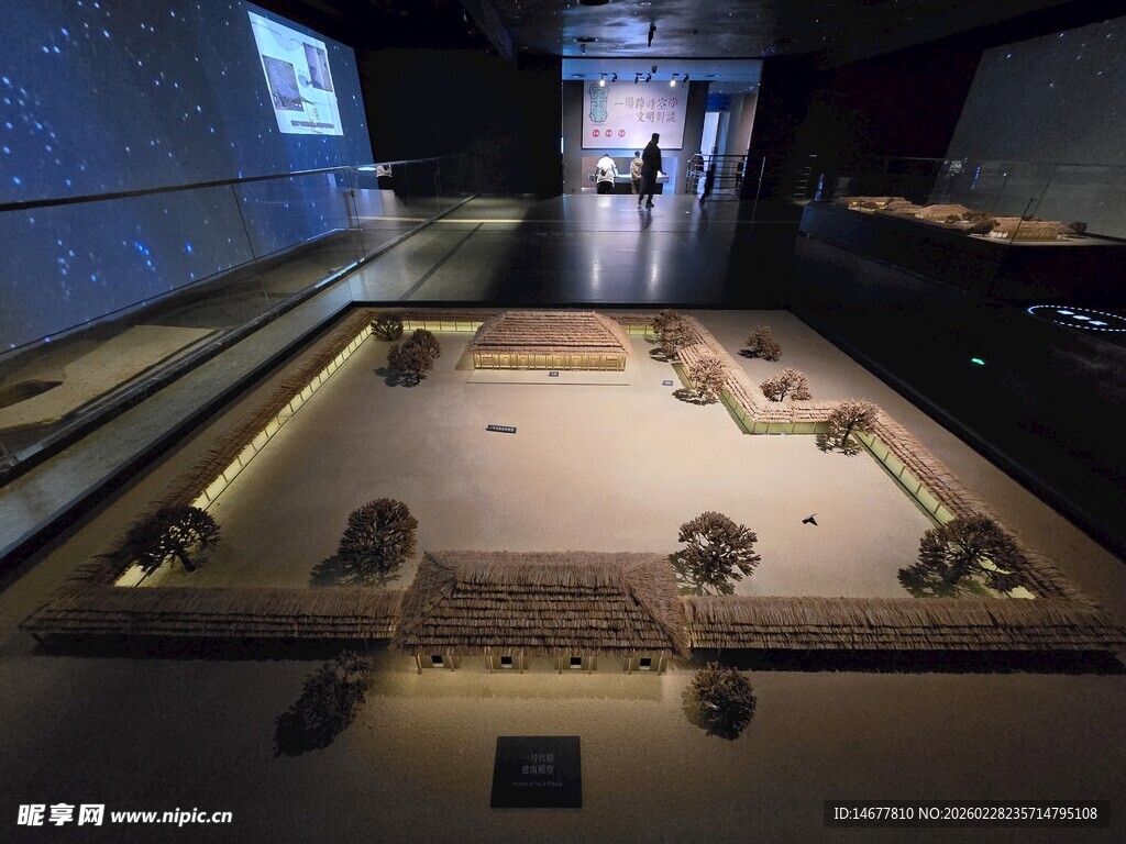 一号宫殿建筑模型