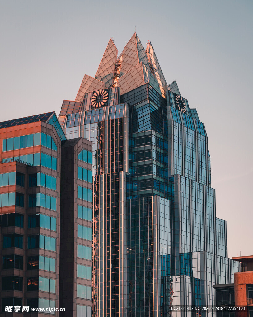 现代都市高楼大厦景观