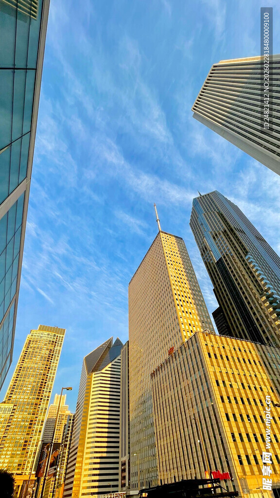 都市摩天大楼景观