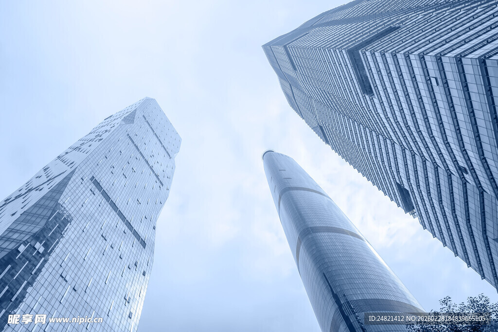 现代都市摩天大楼景观