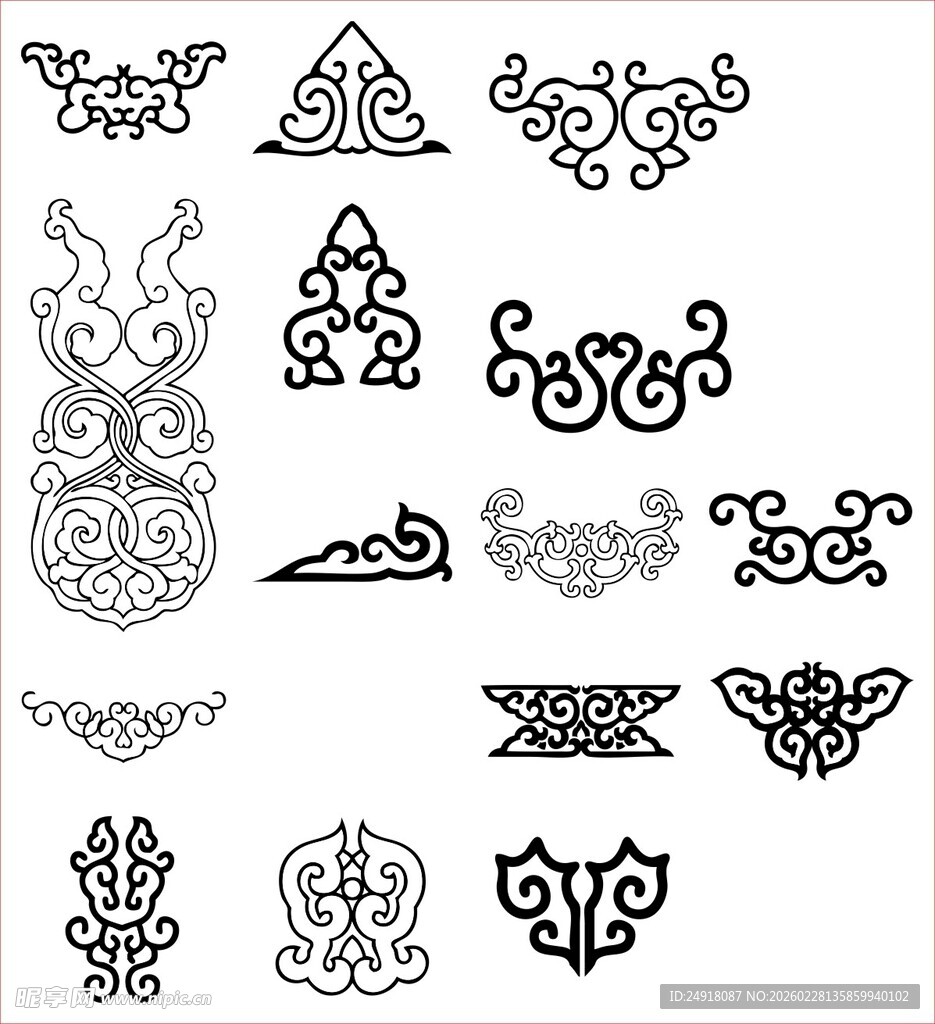 花纹 花边 角花 边框