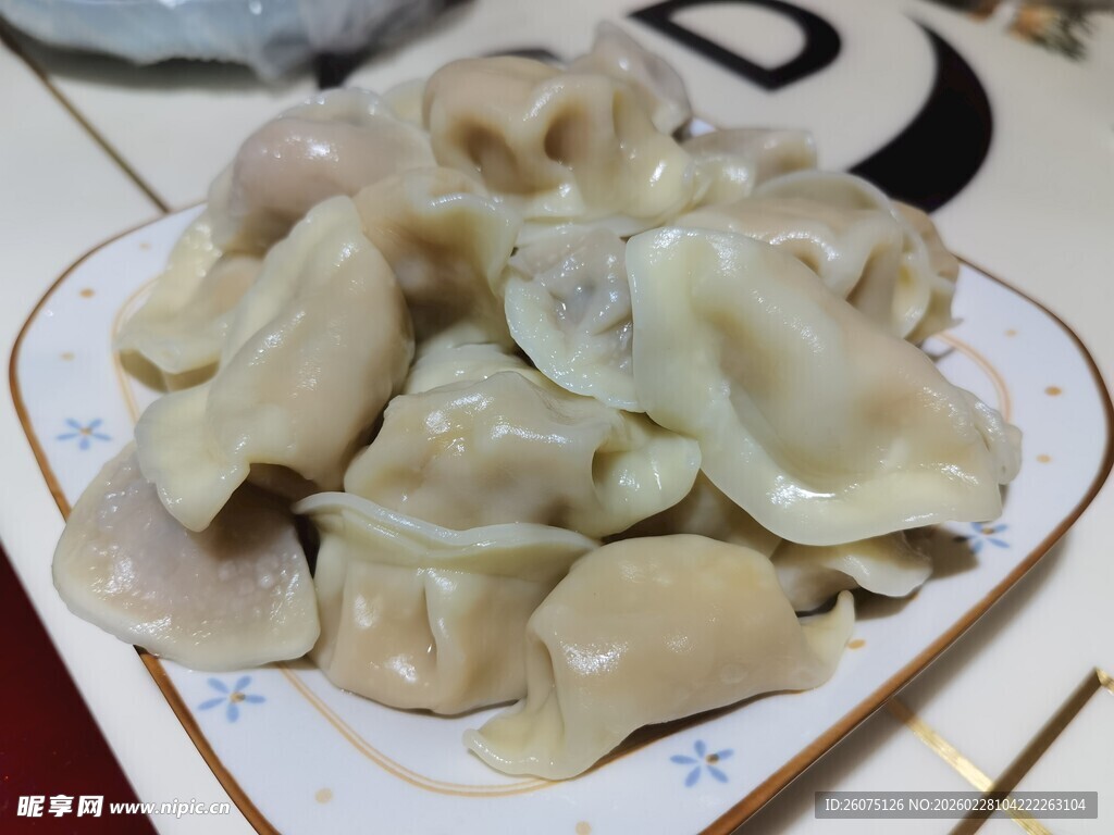 一盘美味饺子