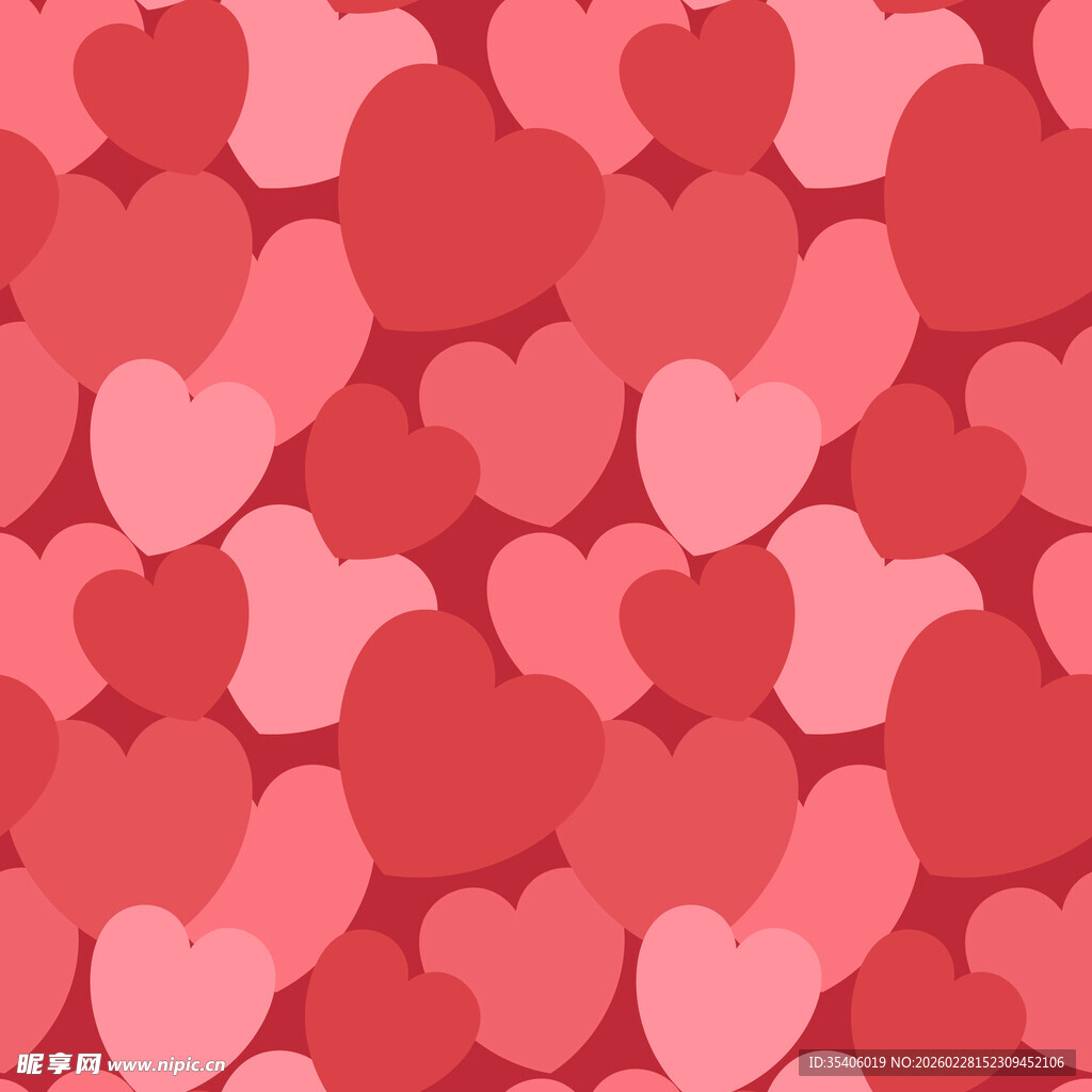 爱心图案背景