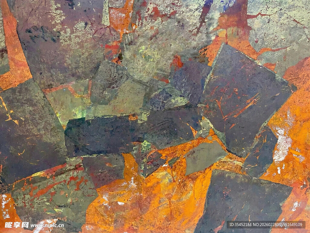 抽象油画
