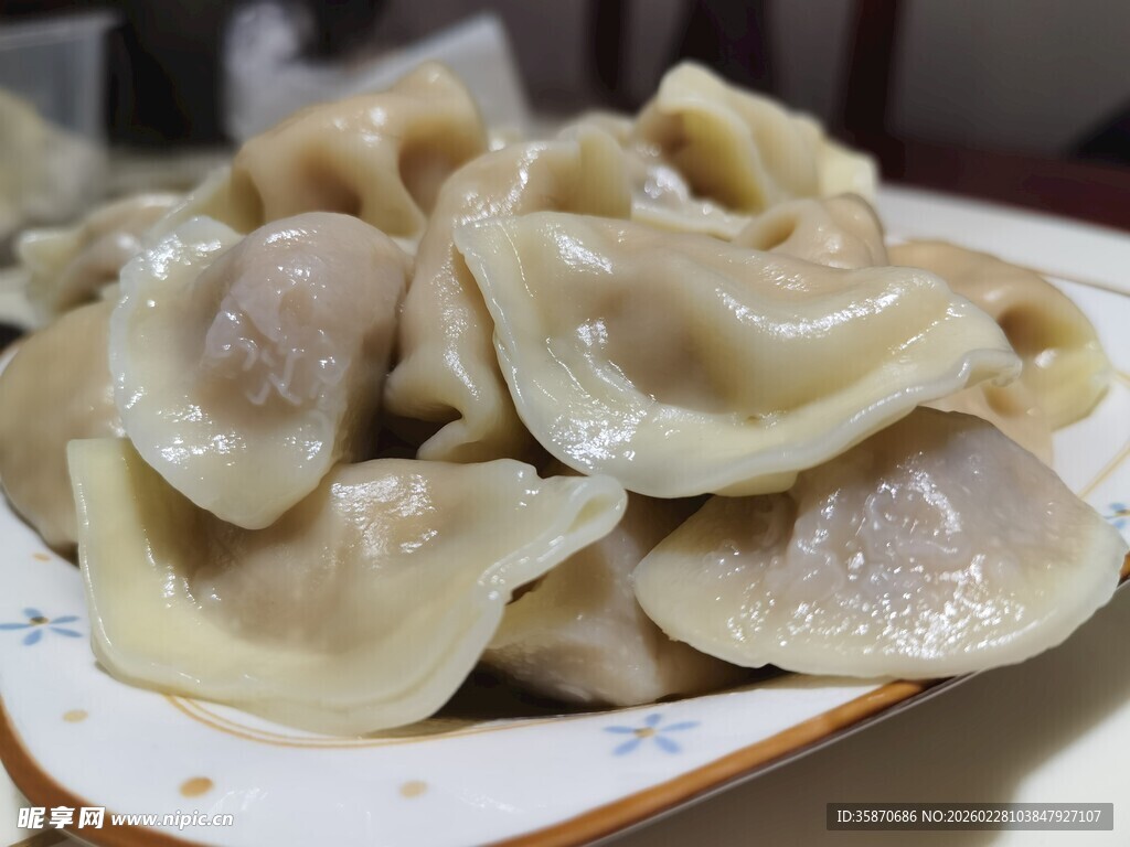 一盘美味饺子