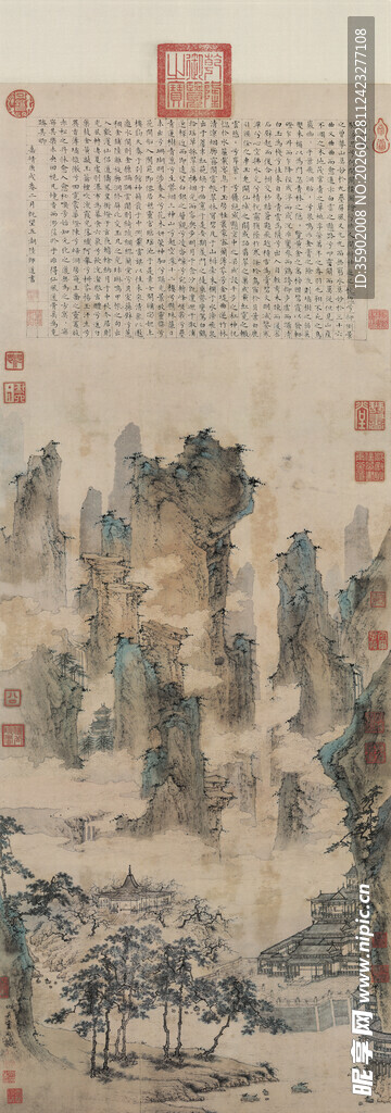 仇英作品古代市井生活场景图