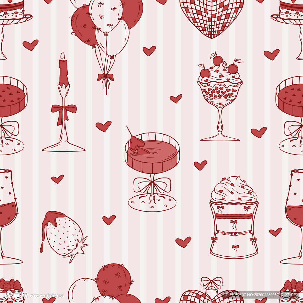 浪漫情人节图案