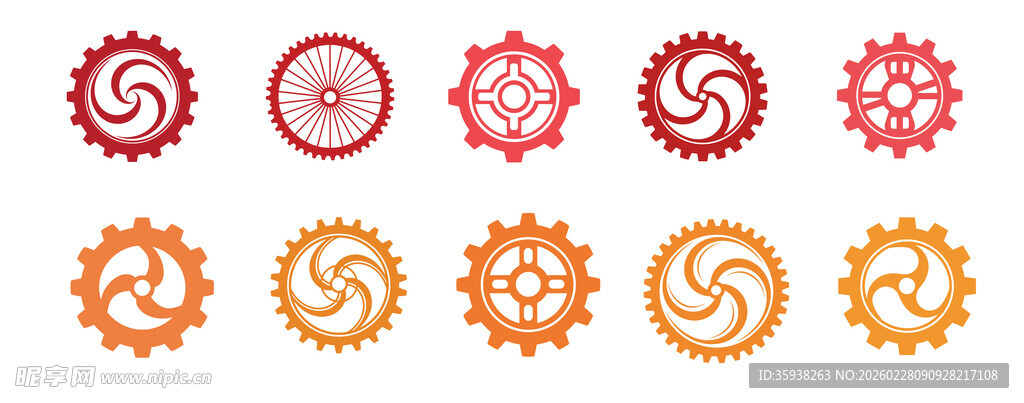 齿轮图案