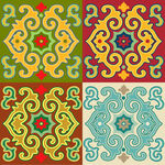 统几何花纹图案