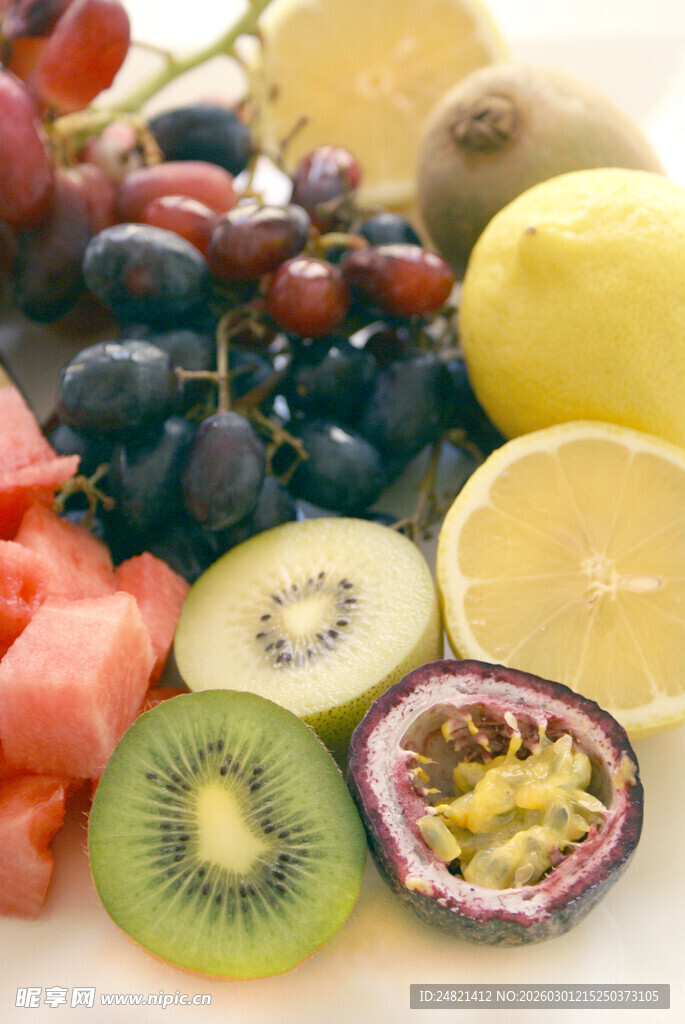 缤纷多样新鲜水果组合