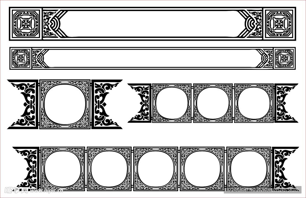 花纹 花边 角花 边框