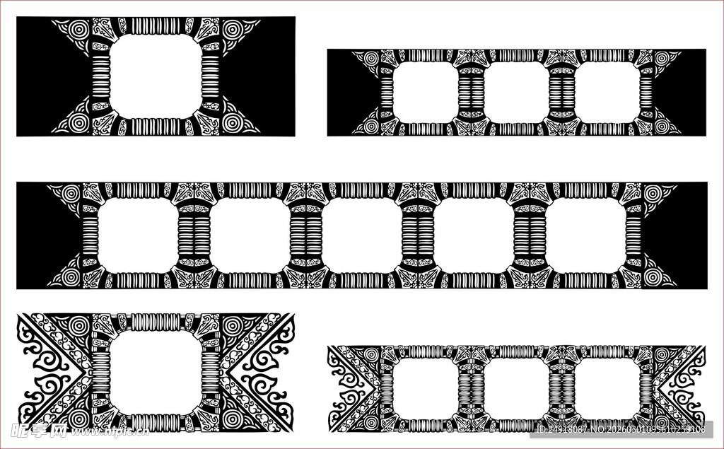 花纹 花边 角花 边框
