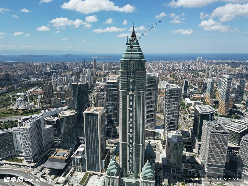 纽约曼哈顿高楼城市景观