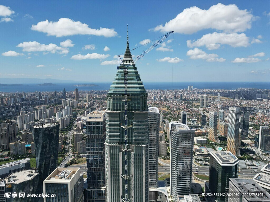 纽约城市天际线摩天大楼