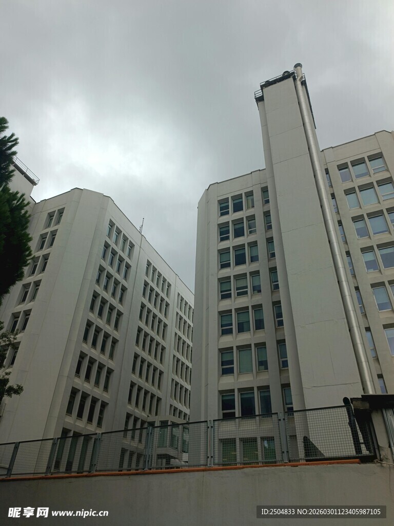 现代高楼建筑群外观