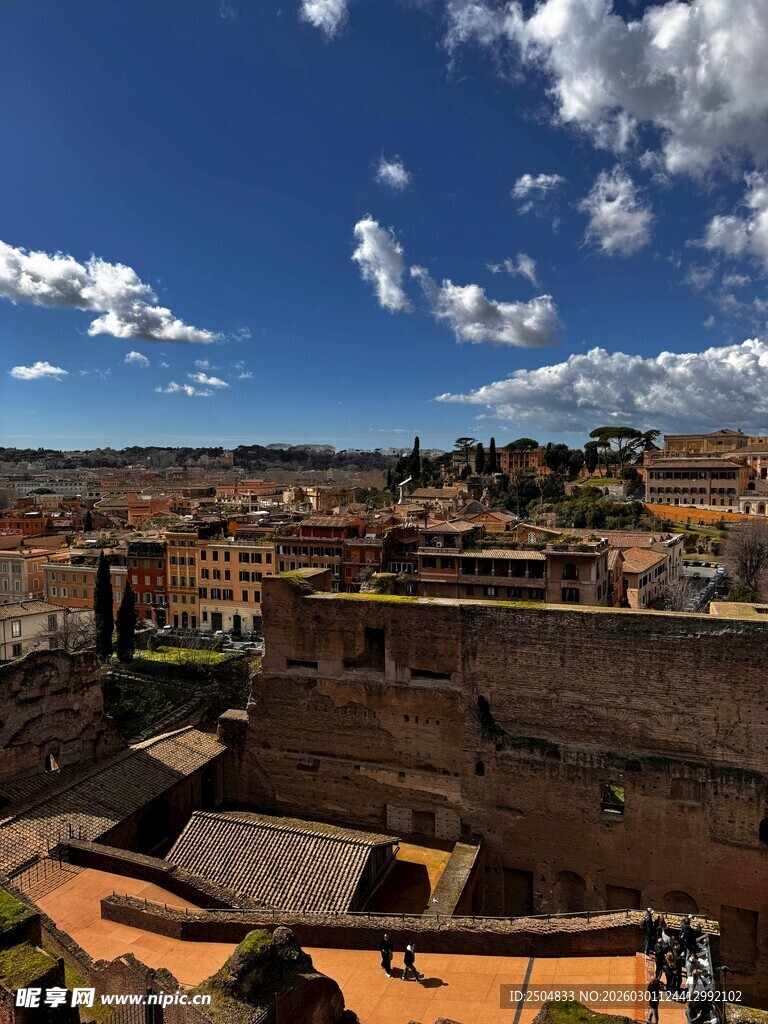 罗马城市景观俯瞰