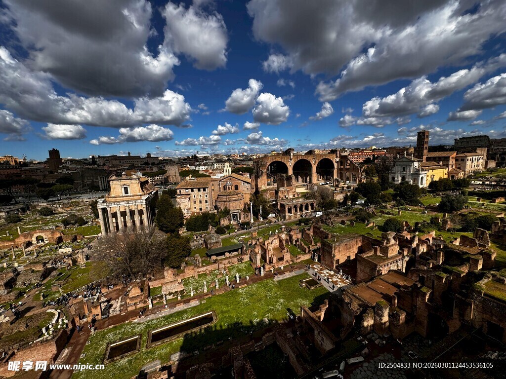 罗马古迹全景