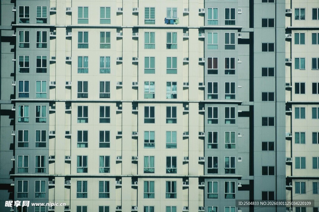 密集排列的高楼建筑